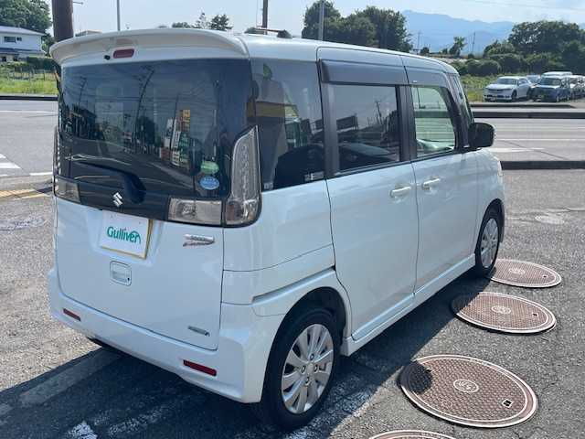 スズキ スペーシア カスタム XS 神奈川県 2014(平26)年 10万km パールホワイト 純正ナビ/前後ドライブレコーダー/片側パワースライドドア/純正AW14インチ/オートキセノンライト/ETC/ウインカーミラー/電格ミラー/ドアバイザー/スペアキー/保証書/HID/フォグランプ/スマートキー/アイドリングストップ/ステアリングスイッチ