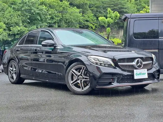 メルセデス・ベンツ Ｃ１８０ アバンギャルド AMGライン 大阪府 2019(平31)年 3.4万km オブシディアンブラック /禁煙車//10.25インチワイドディスプレイナビ/・FM・AM・BT・SD・Applecarplay・AndroidAuto・フルセグTV//AMGライン/・AMGスタイリング(F・S・R)/・AMG18インチアルミホイール//レーダーセーフティーパッケージ//ベーシックパッケージ//黒革シート//シートヒーター//アダプティブクルーズコントロール//レーンキープアシスト//前後ドライブレコーダー//LEDヘッドライト//スマートキー//保証書//取扱説明書//スペアキー