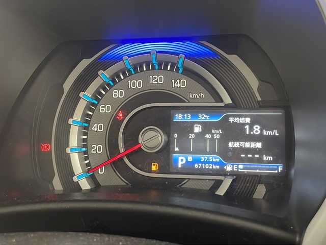 スズキ ハスラー HYBRID G 沖縄県 2021(令3)年 6.8万km ブリスクブルーメタリック/ホワイト2トーンルーフ 社外ナビ　【AVIC-BZ501】/　(Ｂｌｕｅｔｏｏｔｈ　CD/DVD TV)/バックカメラ　/セーフティサポート　/レーンキープアシスト　/アイドリングストップ　/プッシュスタート　/スマートキー　/前席シートヒーター　/オートライト　/横滑り防止機能