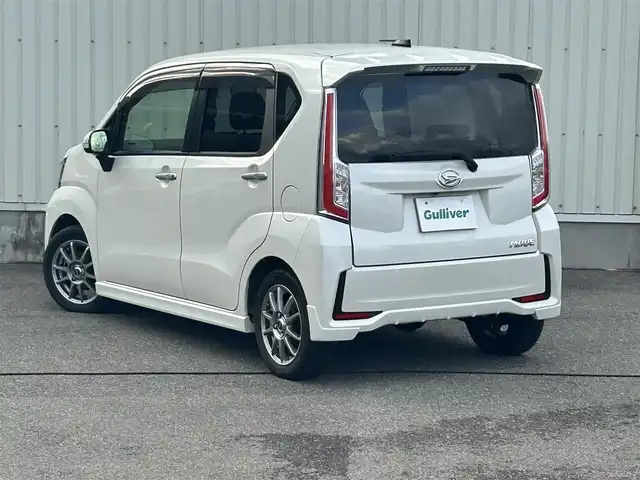 ダイハツ ムーヴ カスタム X 山形県 2015(平27)年 5.1万km パールホワイトⅢ ４WD/寒冷地仕様/純正メモリーナビ/　　【CD/DVD/BT/フルセグ】/バックカメラ/LEDオートライト/純正フロアマット/純正アルミホイール/電動格納ウィンカーミラー/オートエアコン/アイドリングストップ/スマートキ