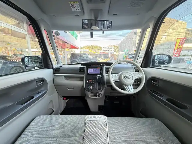 ダイハツ タント X SA 長崎県 2015(平27)年 7.7万km ブライトシルバーメタリック 登録時76983km/社外ナビ/・TV/・CD/・AM.FM/ETC/片側パワースライド/ドライブレコーダー/後席サンシェード/電動格納ミラー/スマートキー