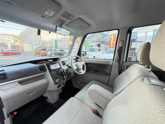 ダイハツ タント X SA 長崎県 2015(平27)年 7.7万km ブライトシルバーメタリック 登録時76983km/社外ナビ/・TV/・CD/・AM.FM/ETC/片側パワースライド/ドライブレコーダー/後席サンシェード/電動格納ミラー/スマートキー