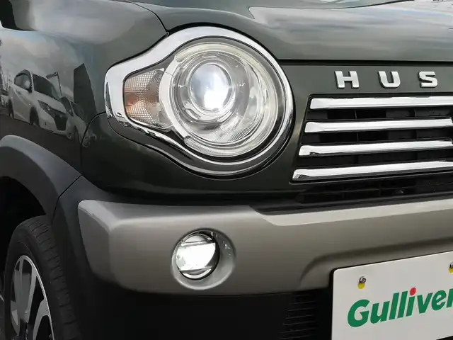 スズキ ハスラー Jスタイル Ⅱ 茨城県 2017(平29)年 5.8万km クールカーキパールメタリック/ホワイト2トーンルーフ 社外ナビ/【iPod・USB・SD・DISC・TV・ラジオ・BT】/シートヒーター/ルーフレール/アイドリングストップ/Bカメラ/ETC/ステリモ/オートライト/Fフォグ/キセノンライト/純正フロアマット/純正アルミホイール/横滑り防止装置/レーンキープアシスト/衝突被害軽減システム