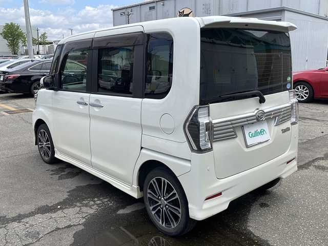 ダイハツ タント カスタムRS トップED LTD SAⅢ 新潟県 2018(平30)年 9.7万km パールホワイトⅢ 4WD/スマートアシストIII/純正SDナビ/(AM/FM/CD/DVD/SD/フルセグ/Bluetooth)/バックモニター/前方ドライブレコーダー/両側パワースライドドア/LEDオートライト/ハーフレザーシート/運転席シートヒーター/純正15インチアルミホイール/スマートキー