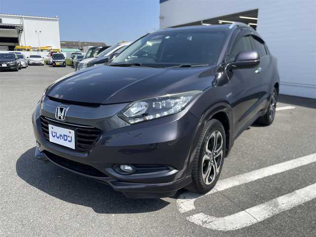 ホンダ ヴェゼル ハイブリッド Z 宮崎県 2014(平26)年 7.9万km ルーセブラックM じしゃロン宮崎店で成約済み　落札不可/純正ナビ　/バックカメラ　/クルーズコントローラー　/ＬＥＤヘッドライト　/アイドリングストップ　/Ｗ＋サイドエアバッグ　/カーテンエアバッグ　/ドライブレコーダー　/シートヒーター　/ＬＥＤヘッドライト