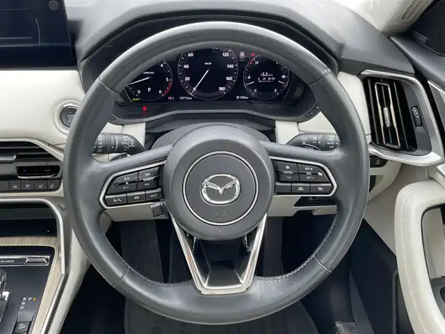 マツダ ＣＸ－６０ XD HV エクスクルーシブモダン 岩手県 2023(令5)年 2万km ロジウムホワイトプレミアムメタリック 4WD/スマートブレーキサポート/サンルーフ/純正メモリナビ/　BT/フルセグTV/全方位カメラ/バックカメラ/パワーバックドア/レーダークルーズコントロール/LEDオートライト/革シート/パワーシート/シートヒーター/エアシート/純正20インチアルミホイール/スマートキー/ビルトインＥＴＣ