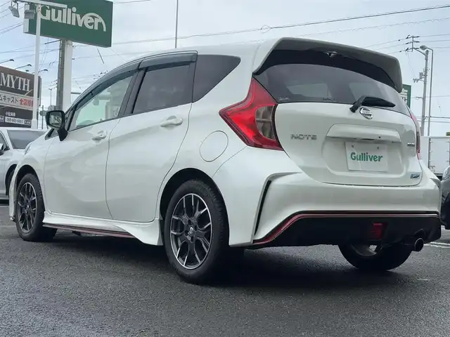 日産 ノート ニスモ 徳島県 2014(平26)年 2.9万km ブリリアントホワイトパール 純正7インチSDナビ　MM114-D/(SD/AM/FM/TV/USB/CD/iPod)/プッシュスタート/ETC/ECOモード/アイドリングストップ/純正フロアマット/純正16インチAW/オートライト/スペアキー/ドアバイザー