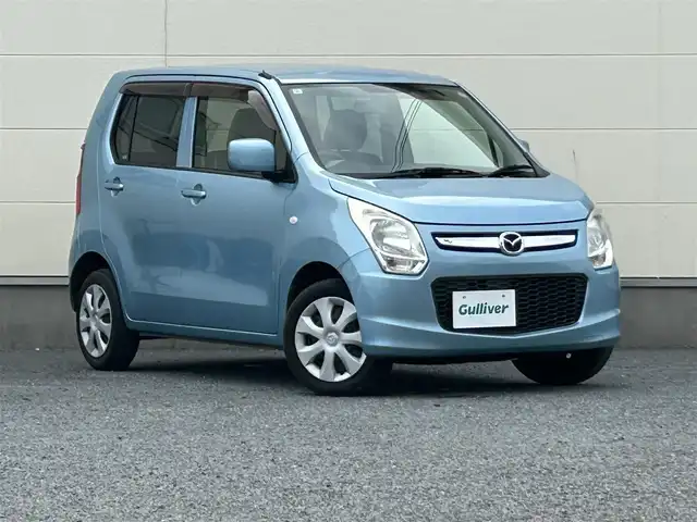 マツダ フレア XG 茨城県 2014(平26)年 14.6万km フィズブルーパールM ABS/アイドリングストップ/クラリオンCDオーディオ/(CX211BK)/パワーステアリング/純正フロアマット