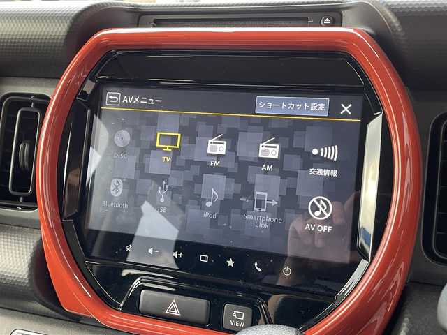 スズキ ハスラー HYBRID G 滋賀県 2020(令2)年 4万km アクティブイエロー/ホワイト2トーンルーフ 純正ナビ /CD/DVD/Bluetooth/フルセグTV/全方位カメラ/前後ドラレコ/ETC/シートヒーター/衝突軽減ブレーキ/コーナーセンサー/プッシュスタート/スマートキー/オートライト