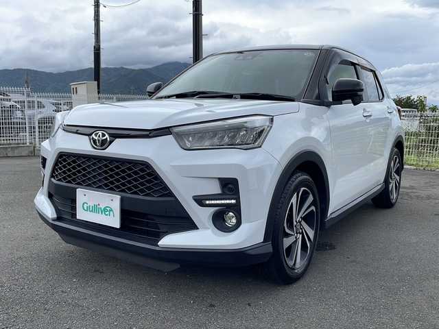 トヨタ ライズ Z 山梨県 2020(令2)年 4.5万km ブラックマイカメタリック/シャイニングホワイトパール 純正ＳＤナビ　/バックカメラ　/フルセグＴＶ　/Ｂｌｕｔｏｏｔｈ　/ＣＤ　/ＵＳＢ　/純正ビルトインＥＴＣ　/ドラレコ　/合皮シートカバー　/前席シートヒーター　/ＡＢＳ　/横滑り防止装置　/レーンキープアシスト　/ＡＡＣ