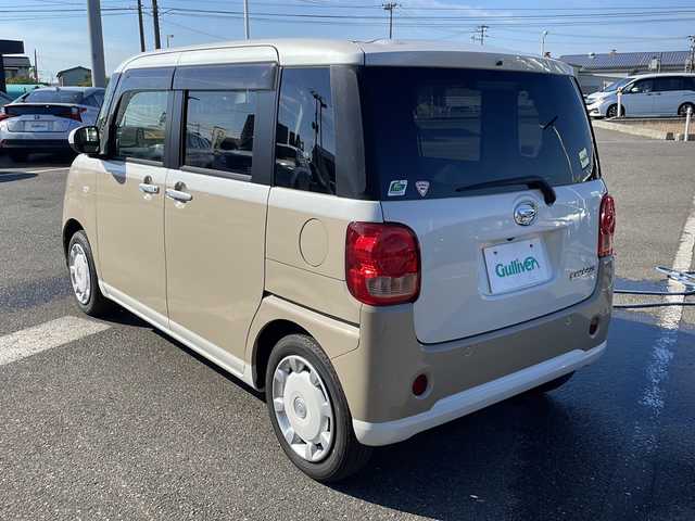 ダイハツ ムーヴ キャンバス X SA Ⅲ 新潟県 2021(令3)年 1.6万km パールホワイトⅢ/ナチュラルベージュマイカメタリック 2トーン ワンオーナー/４WD/社外メモリーナビ KENWOOD/〈AM／FM〉/バックカメラ/両側パワースライドドア/LEDヘッドライト/オートマチック/ETC/シガーソケット/衝突軽減ブレーキ/アイドリングストップ/社外AW付スタッドレスタイヤあり/スマートキー/スペアキー/保証書/取り扱い説明書/プッシュスタート