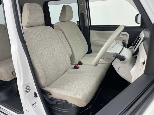 ダイハツ ムーヴ キャンバス X SA Ⅲ 道央・札幌 2021(令3)年 1.6万km パールホワイトⅢ/ナチュラルベージュマイカメタリック 2トーン ・ワンオーナー/・４WD/・社外メモリーナビ KENWOOD〈TV＆CD＆USB＆ipod〉/・バックカメラ/・スマートアシスト/・両側パワースライドドア/・LEDヘッドライト/・ETC/・シガーソケット/・アイドリングストップ/・社外AW付スタッドレスタイヤあり/・スマートキー/・スペアキー/・保証書/・取り扱い説明書