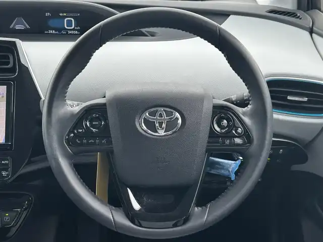 トヨタ プリウス A 福島県 2019(平31)年 3.5万km ホワイトパールクリスタルシャイン 純正ナビ/(AM/FM/SD/DISC)/フルセグTV/Bluetooth/バックカメラ/純正フロアマット/ETC2.0/レーダークルーズコントロール/ヘッドアップディスプレイ/ブラインドスポットモニター/レーンアシスト/運転席パワーシート/コーナーセンサー/横滑り防止機能/パーキングアシスト/純正ドライブレコーダー/ＬＥＤヘッドライト/オートハイビーム/プッシュスタート/スペアキー×１