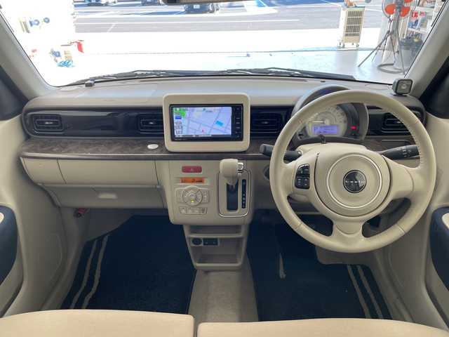 スズキ ラパン モード 愛知県 2019(平31)年 5万km ノクターンブルーパール/ホワイト 2トーンルーフ 純正ナビ/シートヒーター/バックカメラ/コーナーセンサー/HIDヘッドライト/オートライト/ドライブレコーダー/ETC/衝突軽減システム/フルセグ/CD DVD/Bluetooth/ステアリングスイッチ/スマートキー/プッシュスタート