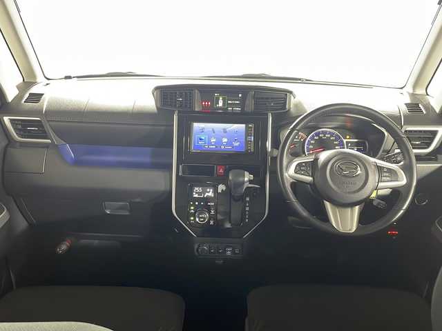 ダイハツ トール カスタムG リミテッド SAⅢ 沖縄県 2019(平31)年 2.8万km ブラックマイカメタリック 禁煙車/県外仕入れ/純正ナビ/【CD/DVD/フルセグTV/BT】/全方位カメラ/ETC/ステアリングリモコン/両側パワースライドドア/衝突被害軽減システム/クルーズコントロール/前後コーナーセンサー/オートマチックハイビーム/LEDヘッドライト/オートライト/スマートキー