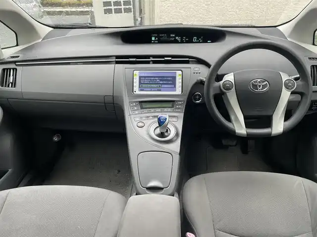 トヨタ プリウス S 静岡県 2011(平23)年 8.1万km アクアマイカメタリック 純正ナビ/ワンセグTV/CD/バックカメラ/ETC/オートライト/ステアリングスイッチ/スマートキー/取扱説明書