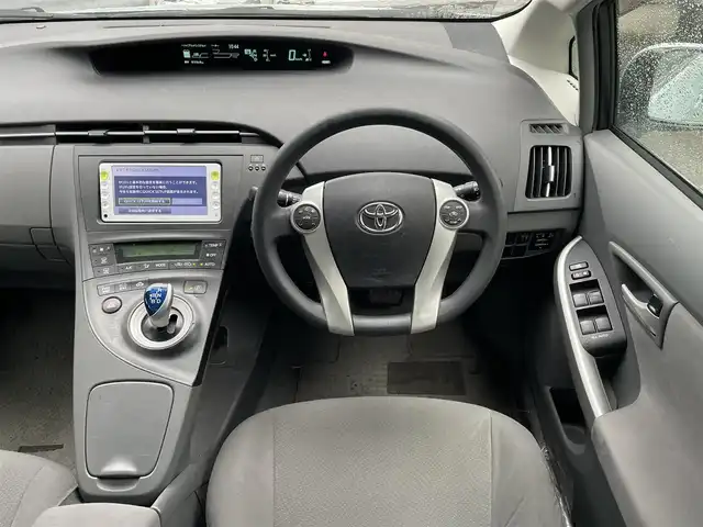 トヨタ プリウス S 静岡県 2011(平23)年 8.1万km アクアマイカメタリック 純正ナビ/ワンセグTV/CD/バックカメラ/ETC/オートライト/ステアリングスイッチ/スマートキー/取扱説明書