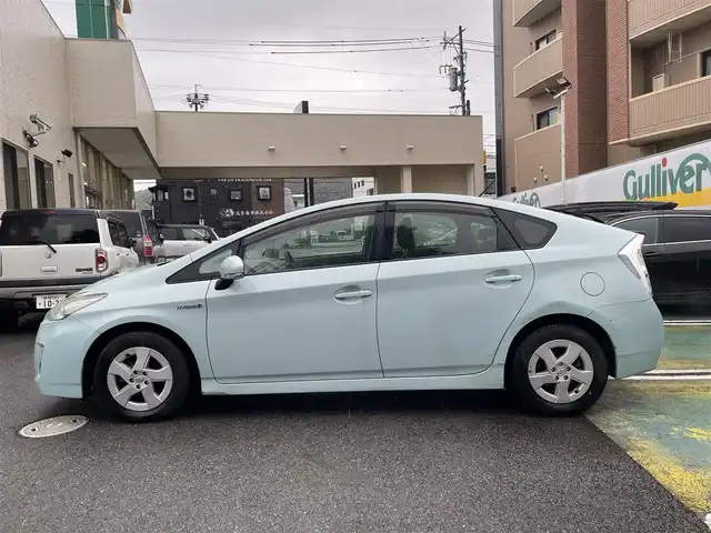 トヨタ プリウス S 静岡県 2011(平23)年 8.1万km アクアマイカメタリック 純正ナビ/ワンセグTV/CD/バックカメラ/ETC/オートライト/ステアリングスイッチ/スマートキー/取扱説明書