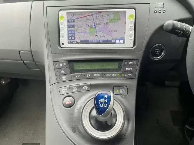 トヨタ プリウス S 静岡県 2011(平23)年 8.1万km アクアマイカメタリック 純正ナビ/ワンセグTV/CD/バックカメラ/ETC/オートライト/ステアリングスイッチ/スマートキー/取扱説明書