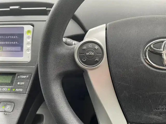 トヨタ プリウス S 静岡県 2011(平23)年 8.1万km アクアマイカメタリック 純正ナビ/ワンセグTV/CD/バックカメラ/ETC/オートライト/ステアリングスイッチ/スマートキー/取扱説明書