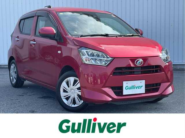ダイハツ ミラ イース X リミテッド SAⅢ 滋賀県 2018(平30)年 3.9万km マゼンタベリーマイカM 社外ナビ/・Bluetooth/フルセグ/・CD/DVD/バックカメラ/ETC/スマートアシストIII/・衝突被害軽減システム/・アイドリングストップ/LEDヘッドライト/電動格納ミラー/リモコンキー