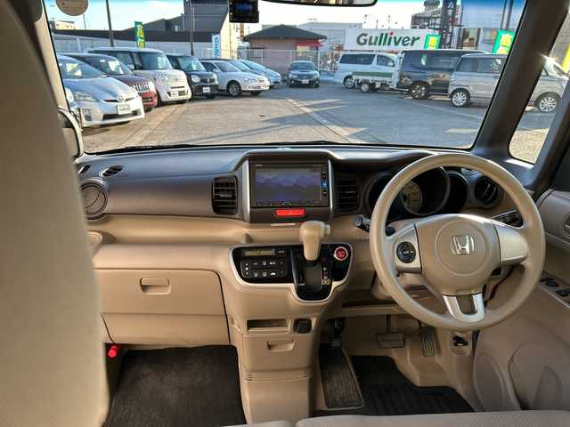 ホンダ Ｎ ＢＯＸ G Lパッケージ 富山県 2012(平24)年 9.2万km クールミストメタリック スマートキー/パワースライドドア/純正メモリーナビ(VXM-164CSi)/CD/BT/デジタルTV/バックカメラ/ETC/電格ミラー/前後ドラレコ(ZDR016)/プッシュスタート/ステアリングスイッチ/ヘッドライトレベライザー/コンビニフック/アイドリングストップ/コンビニフック/横滑り防止装置/純正14インチAW/取説・ナビ取説/社外AWスタッドレス車載(155/65R14)