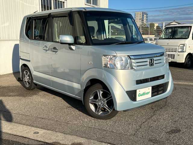 ホンダ Ｎ ＢＯＸ G Lパッケージ 富山県 2012(平24)年 9.2万km クールミストメタリック スマートキー/パワースライドドア/純正メモリーナビ(VXM-164CSi)/CD/BT/デジタルTV/バックカメラ/ETC/電格ミラー/前後ドラレコ(ZDR016)/プッシュスタート/ステアリングスイッチ/ヘッドライトレベライザー/コンビニフック/アイドリングストップ/コンビニフック/横滑り防止装置/純正14インチAW/取説・ナビ取説/社外AWスタッドレス車載(155/65R14)