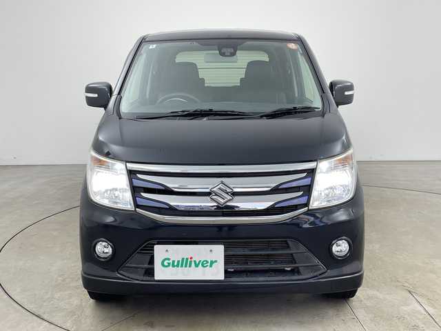 スズキ ワゴンＲ FZ 兵庫県 2016(平28)年 3.6万km ブルーイッシュブラックパール3 ・純正ナビ/・レザー調シートカバー/・シートヒーター/・純正フロアマット/・衝突軽減ブレーキ/・LEDヘッドライト/・横滑り防止/・アイドリングストップ/・ステアリングスイッチ/・社外14インチアルミホイール/・スマートキー/・スペアキー/・プッシュスタート/・取扱説明書/・保証書/・ドアバイザー