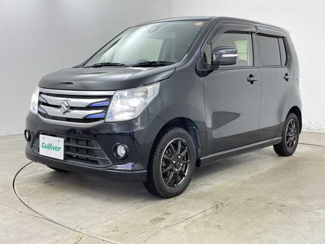 スズキ ワゴンＲ FZ 兵庫県 2016(平28)年 3.6万km ブルーイッシュブラックパール3 ・純正ナビ/・レザー調シートカバー/・シートヒーター/・純正フロアマット/・衝突軽減ブレーキ/・LEDヘッドライト/・横滑り防止/・アイドリングストップ/・ステアリングスイッチ/・社外14インチアルミホイール/・スマートキー/・スペアキー/・プッシュスタート/・取扱説明書/・保証書/・ドアバイザー