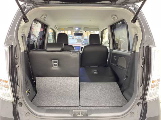 スズキ ワゴンＲ FZ 兵庫県 2016(平28)年 3.6万km ブルーイッシュブラックパール3 ・純正ナビ/・レザー調シートカバー/・シートヒーター/・純正フロアマット/・衝突軽減ブレーキ/・LEDヘッドライト/・横滑り防止/・アイドリングストップ/・ステアリングスイッチ/・社外14インチアルミホイール/・スマートキー/・スペアキー/・プッシュスタート/・取扱説明書/・保証書/・ドアバイザー