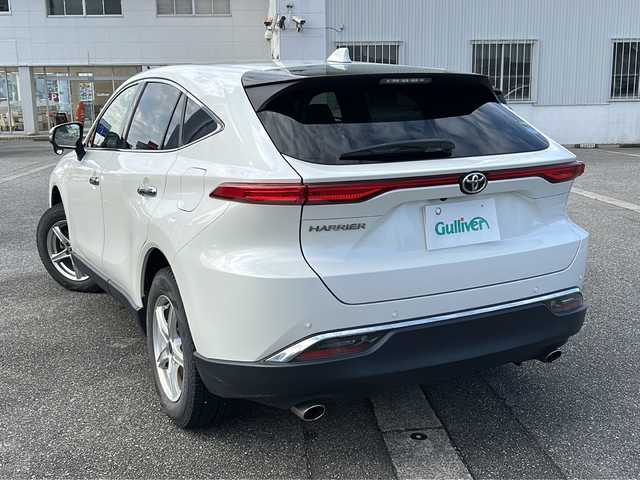 トヨタ ハリアー G 富山県 2021(令3)年 4万km ホワイトパールクリスタルシャイン ワンオーナー/スマートキー（２本）/ハーフレザーシート/メーカーディスプレイオーディオ/衝突安全ブレーキ/パワーシート（D席）/フルセグTV/Bluetooth/ビルトインETC2.0/バックカメラ/純正18インチAW/ACC/レーンキープアシスト/LEDヘッドライト/フォグランプ/純正フロアマット/横滑り防止装置/電動格納ウィンカーミラー/電動Pブレーキ/パワーバックドア/オートライト/オートハイビーム/デジタルインナーミラー/クリアランスソナー/保証書/取扱説明書/ナビ取扱説明書/点検整備記録簿