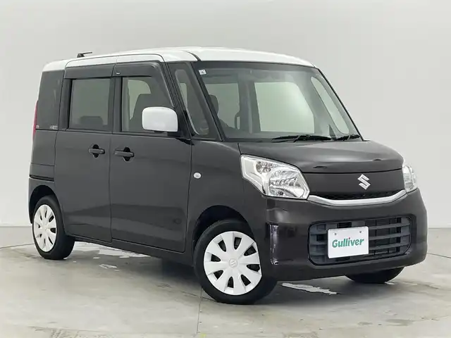 スズキ スペーシア X 富山県 2017(平29)年 6.8万km アーバンブラウンパールメタリック 2トーン デュアルカメラブレーキサポート/レーンキープアシスト/横滑り防止/両側パワースライドドア/D席シートヒーター/USB接続/スマートキー×2/アイドリングストップ/プッシュスタート/純正フロアマット/ドアバイザー
