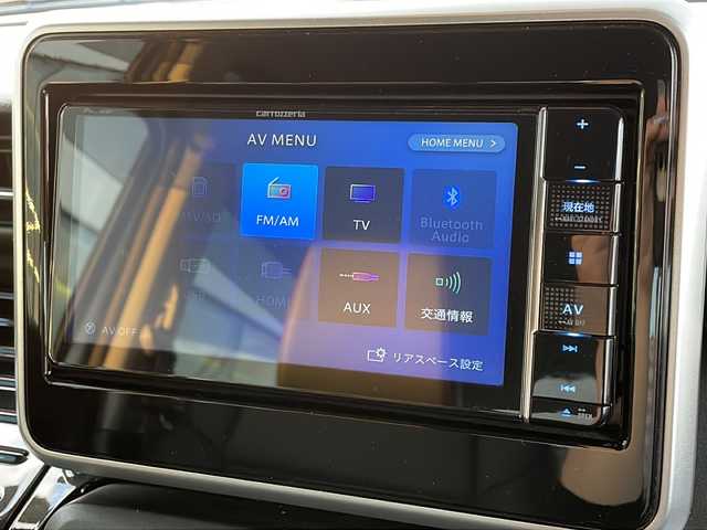 スズキ スペーシア カスタム HYBRID XS 新潟県 2021(令3)年 6.4万km ピュアホワイトP ４ＷＤ/社外メモリーナビ：AVIC-RW81/バックカメラ/両側パワースライドドア/レーダークルーズコントロール/レーンキープアシスト/衝突軽減システム/ハーフレザー/前席シートヒーター/ＥＴＣ/純正アルミホイール