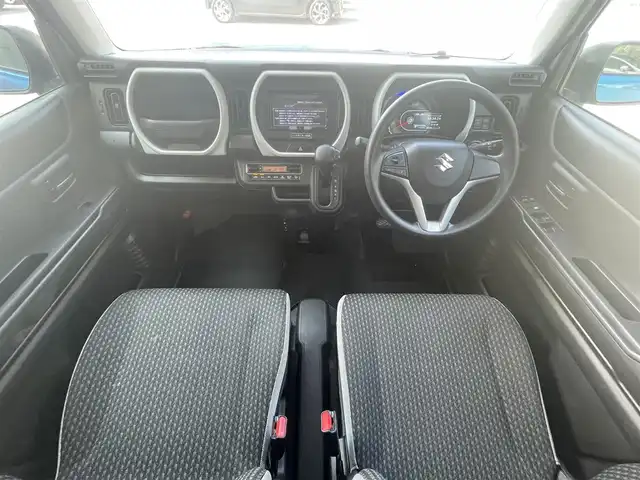 スズキ ハスラー HYBRID G 栃木県 2021(令3)年 11.5万km ブリスクブルーメタリック/ホワイト2トーンルーフ (株)IDOMが運営する【じしゃロン宇都宮店】の自社ローン専用車両になります。こちらは現金またはオートローンご利用時の価格です。自社ローンご希望の方は別途その旨お申付け下さい/社外ナビ/バックカメラ/ＥＴＣ/衝突軽減ブレーキ/シートヒーター/スマートキー/プッシュボタンスタート/オートライト