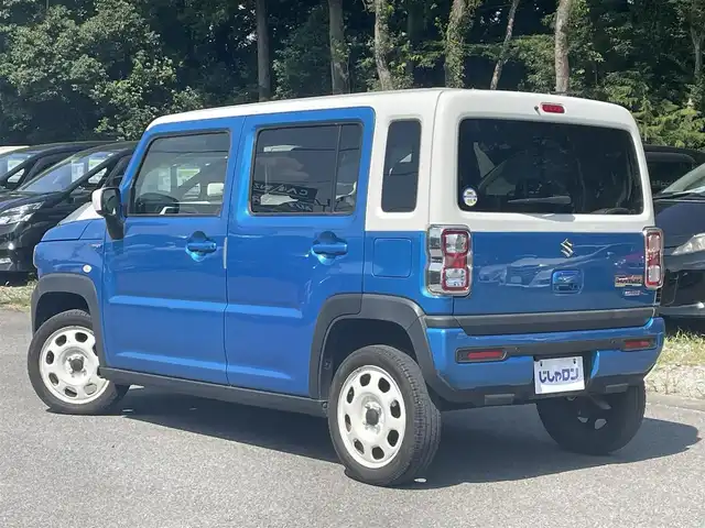 スズキ ハスラー HYBRID G 栃木県 2021(令3)年 11.5万km ブリスクブルーメタリック/ホワイト2トーンルーフ (株)IDOMが運営する【じしゃロン宇都宮店】の自社ローン専用車両になります。こちらは現金またはオートローンご利用時の価格です。自社ローンご希望の方は別途その旨お申付け下さい/社外ナビ/バックカメラ/ＥＴＣ/衝突軽減ブレーキ/シートヒーター/スマートキー/プッシュボタンスタート/オートライト