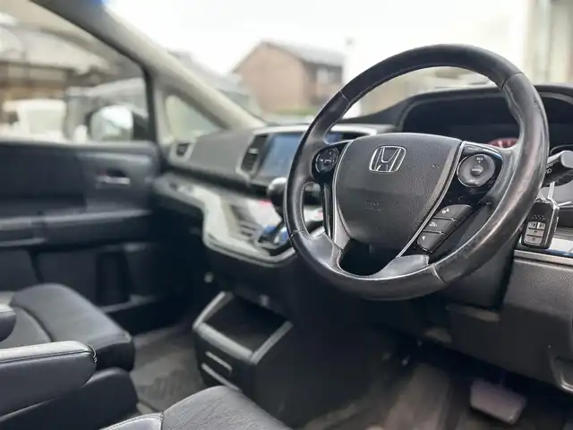 ホンダ オデッセイ アブソルート EX 宮崎県 2014(平26)年 11.2万km クリスタルブラックパール /ナビ(VXM-145VFEi)//TV/CD/DVD/Bluetooth//ビルトインETC//バックカメラ//クルーズコントロール//両側パワースライドドア//純正フロアマット//純正アルミホイール//ドアバイザー//取説/保証書//スペアキー×１