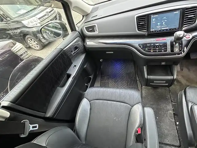 ホンダ オデッセイ アブソルート EX 宮崎県 2014(平26)年 11.2万km クリスタルブラックパール /ナビ(VXM-145VFEi)//TV/CD/DVD/Bluetooth//ビルトインETC//バックカメラ//クルーズコントロール//両側パワースライドドア//純正フロアマット//純正アルミホイール//ドアバイザー//取説/保証書//スペアキー×１
