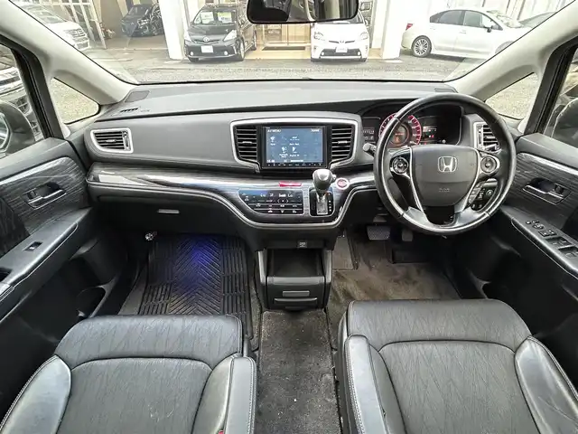ホンダ オデッセイ アブソルート EX 宮崎県 2014(平26)年 11.2万km クリスタルブラックパール /ナビ(VXM-145VFEi)//TV/CD/DVD/Bluetooth//ビルトインETC//バックカメラ//クルーズコントロール//両側パワースライドドア//純正フロアマット//純正アルミホイール//ドアバイザー//取説/保証書//スペアキー×１