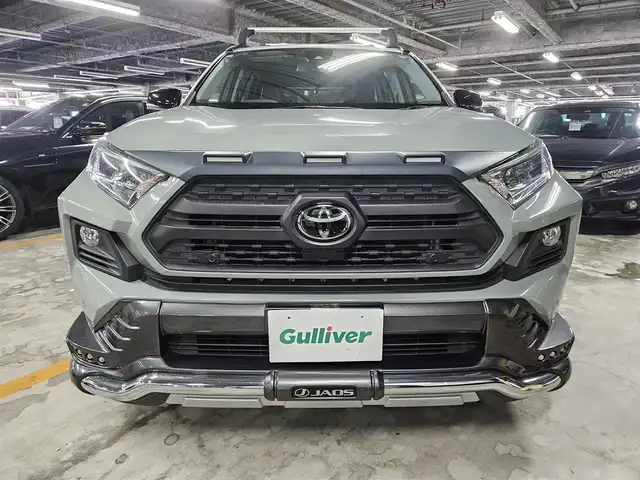 トヨタ ＲＡＶ４ アドベンチャー 香川県 2020(令2)年 7万km アッシュグレーメタリック/アーバンカーキ 〇ワンオーナー/〇４WD/〇純正9インチナビ/〇フルセグTV/〇バックカメラ/〇ビルトインETC2.0/〇ドライブレコーダー/〇全車速追従機能付クルーズコントロール/〇コーナーセンサー/〇セーフティセンス/〇ブラインドスポットモニター/〇3灯式LEDヘッドランプ/〇革巻きステアリングホイール/〇合皮スポーティシート/〇パワーシート/〇純正19インチアルミホイール/〇2トーンルーフ/〇エアロパーツ/〇スマートエントリー/スタートシステム/〇禁煙車