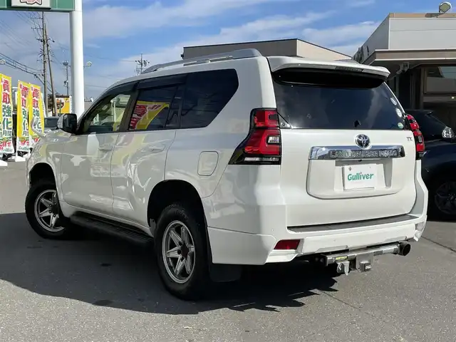 トヨタ ランドクルーザー プラド TX 長野県 2018(平30)年 14.9万km ホワイトパールクリスタルシャイン ワンオーナー/取扱説明書/保証書/フルセグテレビ/AM/FM/Bluetooth/プッシュスタート/バックカメラ/クルーズコントロール/サンルーフ/ドアバイザー/ETC/スマートキー/スペアキー/純正フロアマット/パワーウィンドウ/コーナーセンサー/TRDフロントスポイラー/社外17インチAW/ノーマルタイヤ有/オートハイビーム/レーンキープアシスト