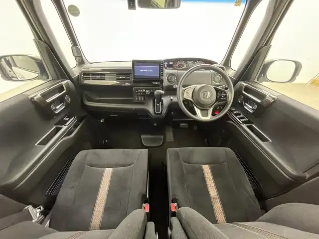 ホンダ Ｎ ＢＯＸ カスタム G EX ホンダセンシング 岡山県 2018(平30)年 2.9万km プラチナホワイトパール 純正ナビ　VXU-195NBi/地デジ/Bluetooth/CD/DVD/バックカメラ/ホンダセンシング/両側パワースライドドア/純正前方ドラレコ/純正フロアマット/LEDヘッドライト/オートライト/ビルトインETC/衝突軽減ブレーキ/プッシュスタート/スマートキー/レーンアシスト