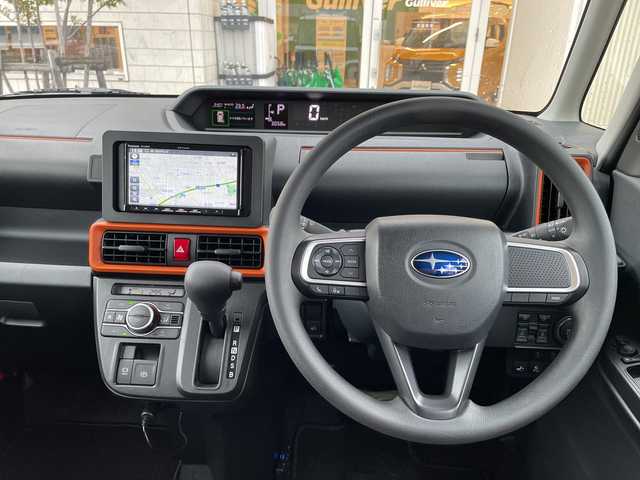 スバル シフォン トライ 石川県 2024(令6)年 0.3万km パール 社外メモリーナビ　フルセグＴＶ　バックカメラ　ＬＥＤヘッドライト　ＥＴＣ　ドライブレコーダー　スマートキー　両側パワースライド　シートヒーター　ルーフレール　純正アルミホイール　Ｐスタート