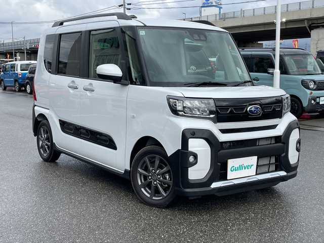 スバル シフォン トライ 石川県 2024(令6)年 0.3万km パール 社外メモリーナビ　フルセグＴＶ　バックカメラ　ＬＥＤヘッドライト　ＥＴＣ　ドライブレコーダー　スマートキー　両側パワースライド　シートヒーター　ルーフレール　純正アルミホイール　Ｐスタート