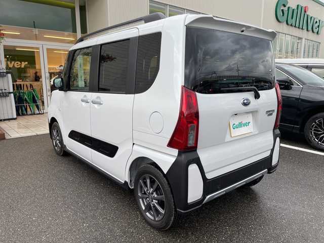 スバル シフォン トライ 石川県 2024(令6)年 0.3万km パール 社外メモリーナビ　フルセグＴＶ　バックカメラ　ＬＥＤヘッドライト　ＥＴＣ　ドライブレコーダー　スマートキー　両側パワースライド　シートヒーター　ルーフレール　純正アルミホイール　Ｐスタート