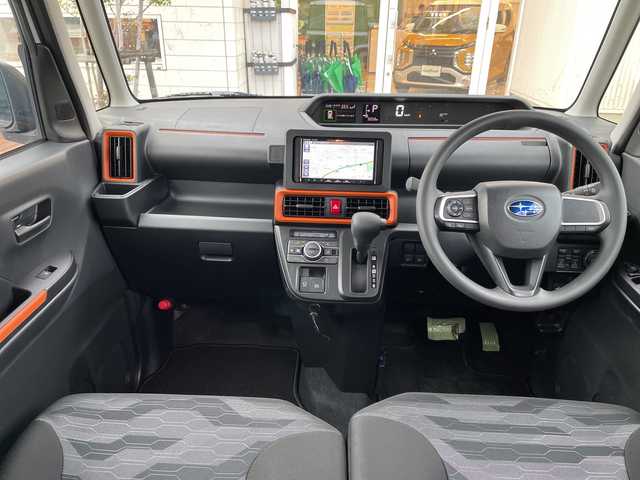 スバル シフォン トライ 石川県 2024(令6)年 0.3万km パール 社外メモリーナビ　フルセグＴＶ　バックカメラ　ＬＥＤヘッドライト　ＥＴＣ　ドライブレコーダー　スマートキー　両側パワースライド　シートヒーター　ルーフレール　純正アルミホイール　Ｐスタート