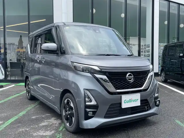 日産 ルークス HWS X プロパイロットED 長崎県 2020(令2)年 8.6万km チタニウムグレーメタリック 全方位カメラ/純正9型ナビ/（フルセグ・DVD・CD・SD・BT)/プロパイロット/両側パワースライドドア/エマージェンシーブレーキ/レーンキープアシスト/オートライト/LEDヘッドライト/ETC/ドライブレコーダー/スマートキー/スペアキー/ステアリングスイッチ/アイドリングストップ