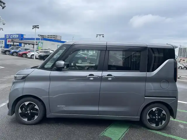 日産 ルークス HWS X プロパイロットED 長崎県 2020(令2)年 8.6万km チタニウムグレーメタリック 全方位カメラ/純正9型ナビ/（フルセグ・DVD・CD・SD・BT)/プロパイロット/両側パワースライドドア/エマージェンシーブレーキ/レーンキープアシスト/オートライト/LEDヘッドライト/ETC/ドライブレコーダー/スマートキー/スペアキー/ステアリングスイッチ/アイドリングストップ