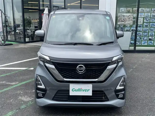 日産 ルークス HWS X プロパイロットED 長崎県 2020(令2)年 8.6万km チタニウムグレーメタリック 全方位カメラ/純正9型ナビ/（フルセグ・DVD・CD・SD・BT)/プロパイロット/両側パワースライドドア/エマージェンシーブレーキ/レーンキープアシスト/オートライト/LEDヘッドライト/ETC/ドライブレコーダー/スマートキー/スペアキー/ステアリングスイッチ/アイドリングストップ