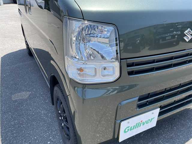 スズキ エブリイ PA リミテッド 道央・札幌 2022(令4)年 8.9万km クールカーキPM ４WD/純正HDDナビ(AM/FM/CD/DVD/BT/SD/USB)/フルセグ(走行中視聴可能)/アイドリングストップ/ドアバイザー/両側スライドドア/横滑り防止装置/レーンキープアシスト/盗難防止装置/衝突軽減ブレーキ/オートライト/オートマチックハイビーム/コーナーセンサー/純正フロアマット/ヘッドライトレベライザー/オーバーヘッドコンソール/積込夏タイヤ/　　(145/80R12 24年製 6mm)