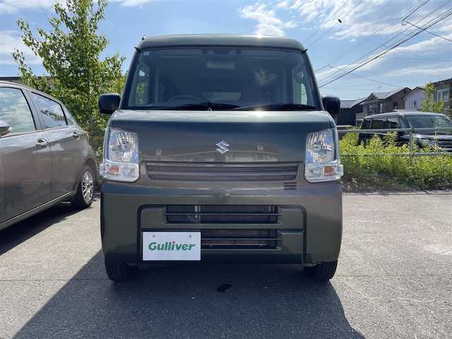 スズキ エブリイ PA リミテッド 道央・札幌 2022(令4)年 8.9万km クールカーキPM ４WD/純正HDDナビ(AM/FM/CD/DVD/BT/SD/USB)/フルセグ(走行中視聴可能)/アイドリングストップ/ドアバイザー/両側スライドドア/横滑り防止装置/レーンキープアシスト/盗難防止装置/衝突軽減ブレーキ/オートライト/オートマチックハイビーム/コーナーセンサー/純正フロアマット/ヘッドライトレベライザー/オーバーヘッドコンソール/積込夏タイヤ/　　(145/80R12 24年製 6mm)